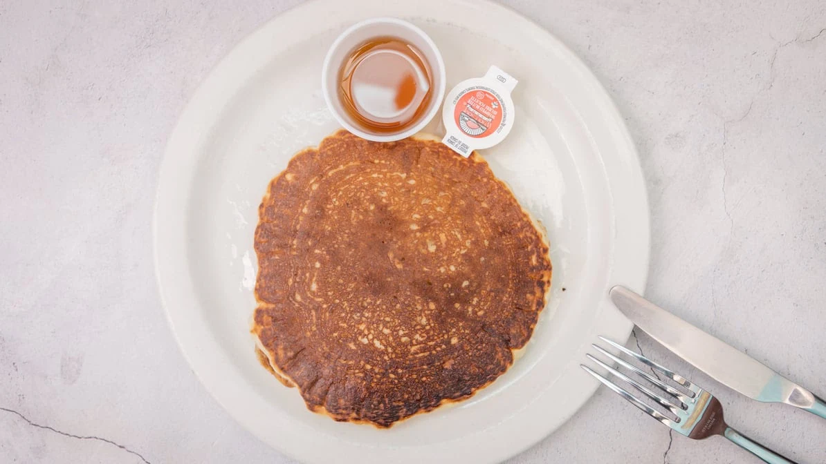 Golden pancakes